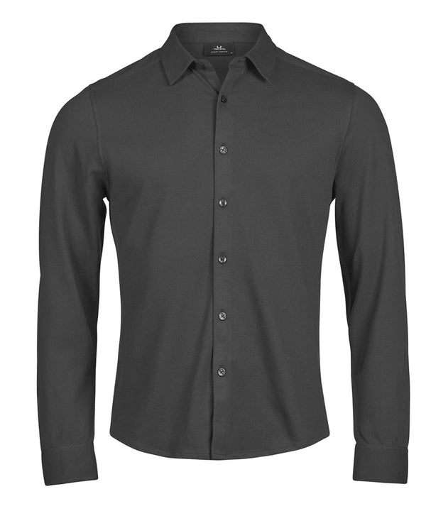 TEE JAYS TJ128 Luxury stretch shirt (1416) - Black