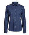 TEE JAYS TJ130 Women’s denim shirt (4005) - Blue Denim