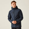 Regatta TRA660 Repeller - Lined Hooded Softshell Jacket — Navy Blue