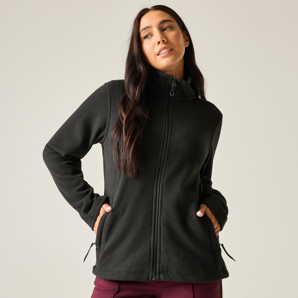 Regatta TRF565 Micro Full Zip - Ladies Fleece Jacket — Black