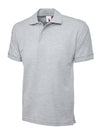 Uneek UC102 - Premium Polo Shirt 250gsm — Heather Grey