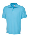 Uneek UC102 - Premium Polo Shirt 250gsm — Sky Blue