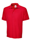 Uneek UC104 - Heavyweight Cotton Polo Shirt 250gsm — Red