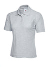 Uneek UC106 - Ladies Pique Polo Shirt 220gsm — Heather Grey