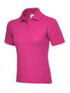 Uneek UC106 - Ladies Pique Polo Shirt 220gsm — Hot Pink