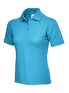 Uneek UC106 - Ladies Pique Polo Shirt 220gsm — Sky Blue