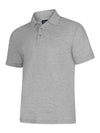 Uneek UC108 - Deluxe Polo Shirt 220gsm — Heather Grey