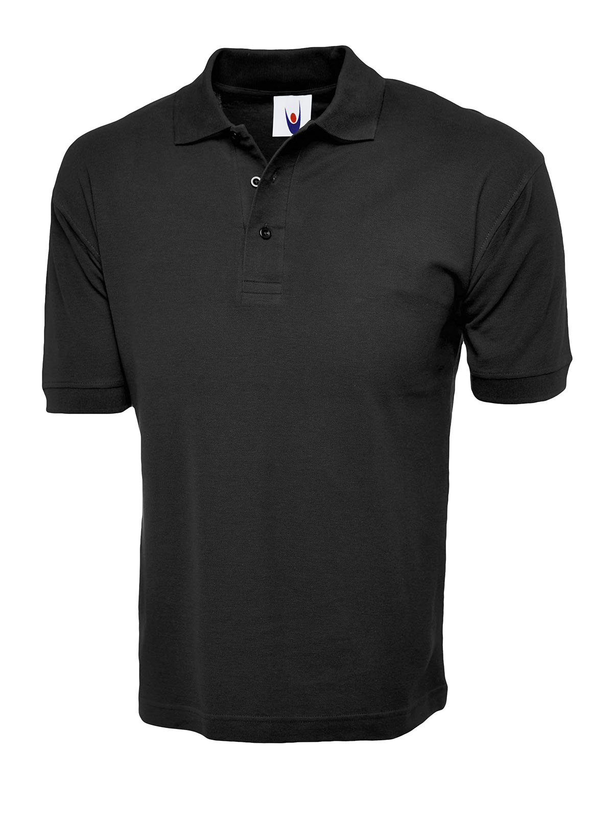 Uneek UC112 - Classic Cotton Polo Shirt 220gsm — Black