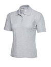 Uneek UC115 Ladies Active Cotton Poloshirt – Heather Grey