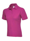 Uneek UC115 Ladies Active Cotton Poloshirt – Hot Pink