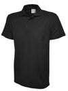 Uneek UC116 - Childrens Active Cotton Poloshirt – Black