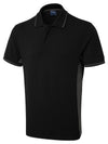 Uneek UC117 - Two Tone Poloshirt – Black/Charcoal