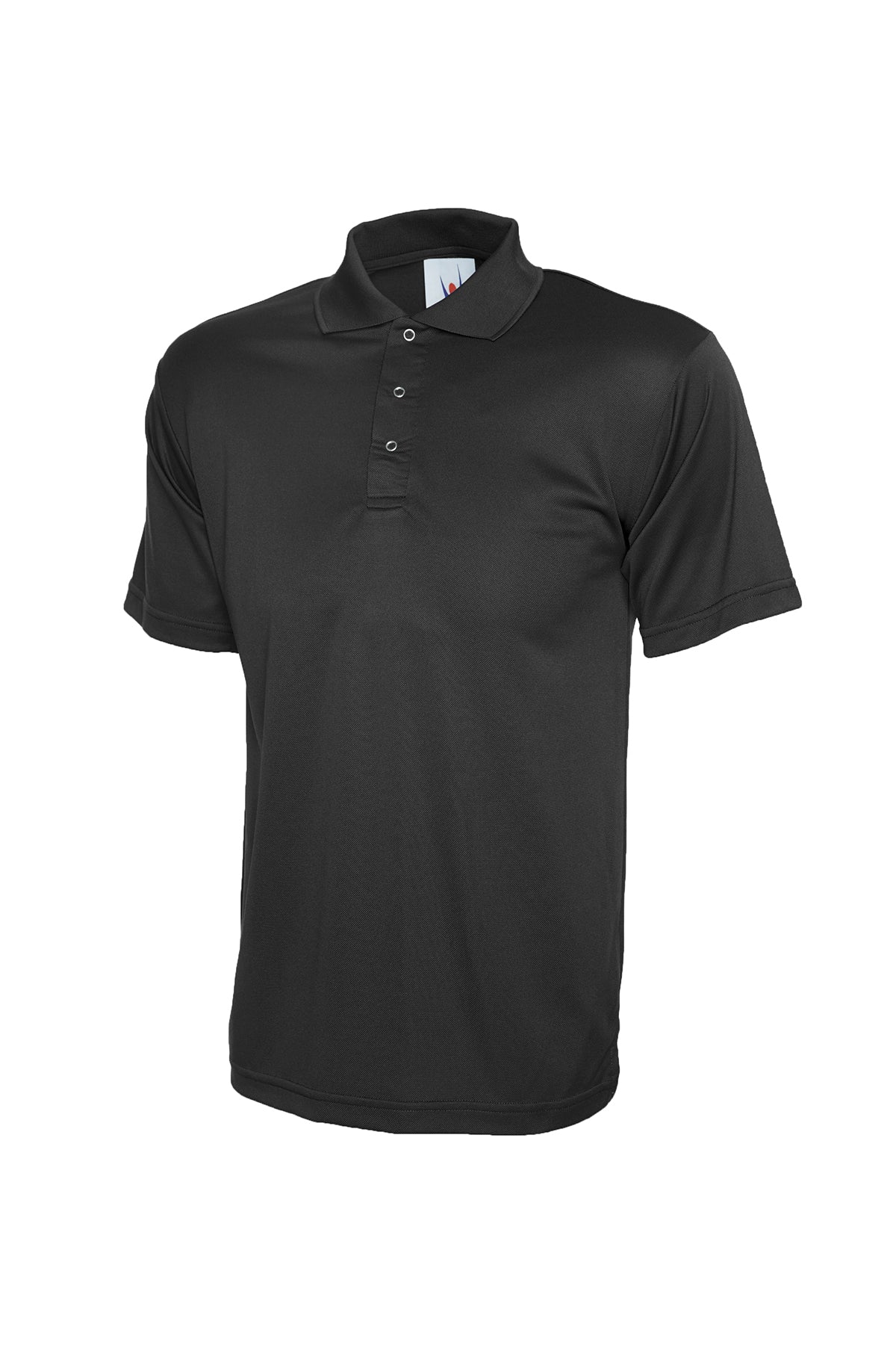 Uneek UC121 - Processable Polo Shirt 200gsm — Black
