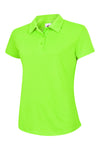 Uneek UC126 - Ultra Cool Ladies Polo Shirt 140gsm — Electric Green