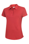 Uneek UC126 - Ultra Cool Ladies Polo Shirt 140gsm — Red