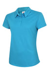 Uneek UC126 - Ultra Cool Ladies Polo Shirt 140gsm — Sapphire Blue