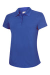 Uneek UC128 - Ladies Ultra Cool Polo Shirt 200gsm — Royal Blue