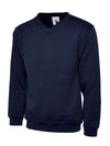Uneek UC206 - Childrens Classic V-Neck Sweatshirt 300GSM — Navy Blue