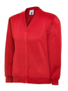 Uneek UC207 - Childrens Classic Cardigan 300GSM — Red