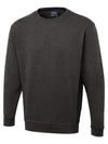 Uneek UC217 - Two Tone Sweatshirt – Charcoal/Black