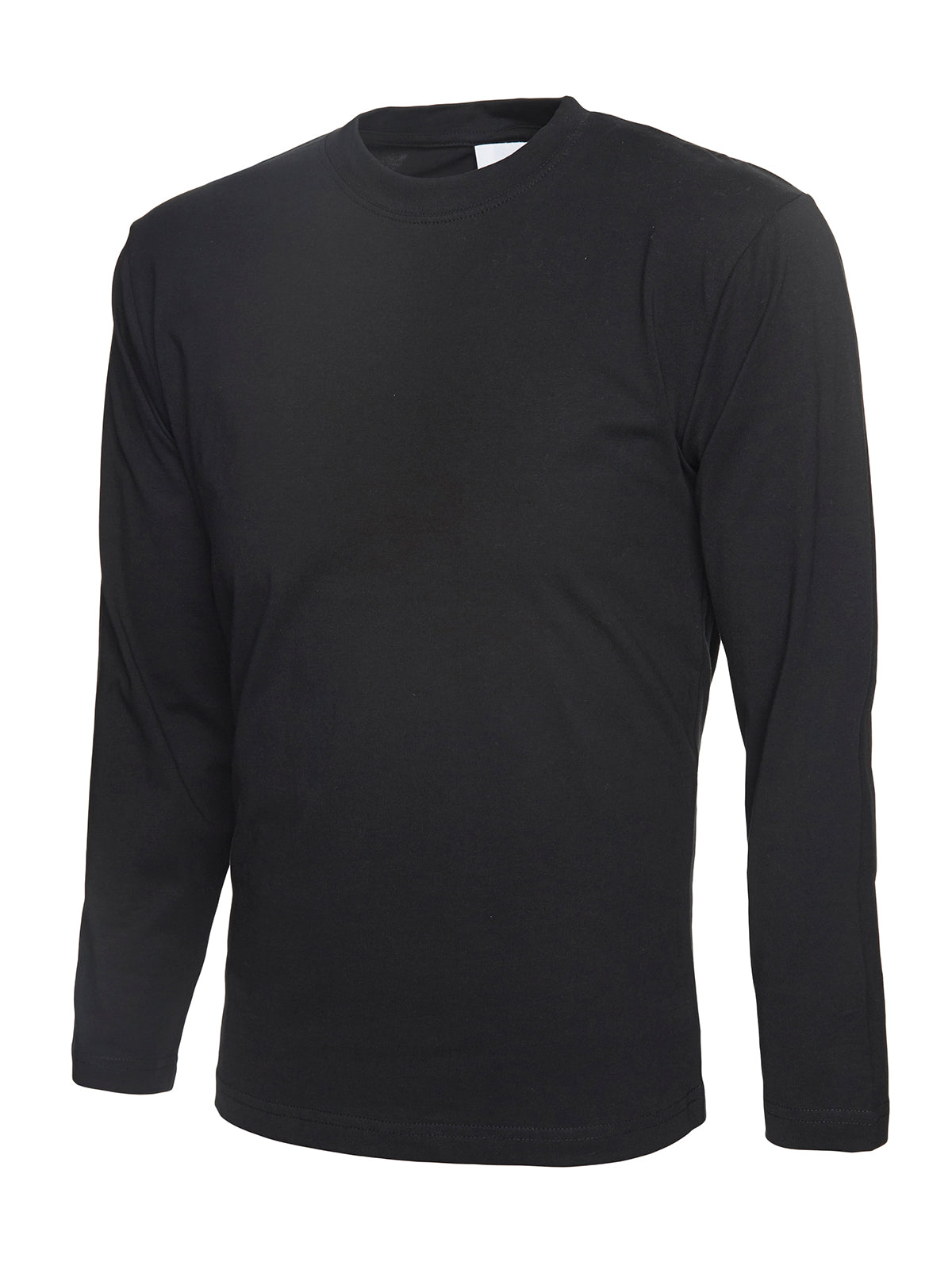 Uneek UC314 - Classic Long Sleeve Tee Shirt 180gsm — Black