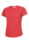 Uneek UC316 - Ladies Ultra Cool Tee Shirt 140gsm — Red