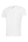 Uneek UC317 - Classic V Neck Tee Shirt 180gsm — White
