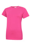 Uneek UC318 - Ladies Classic Tee Shirt 180gsm — Hot Pink