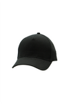 Uneek UC431 - Heavyweight 5 Panel Cap – Black