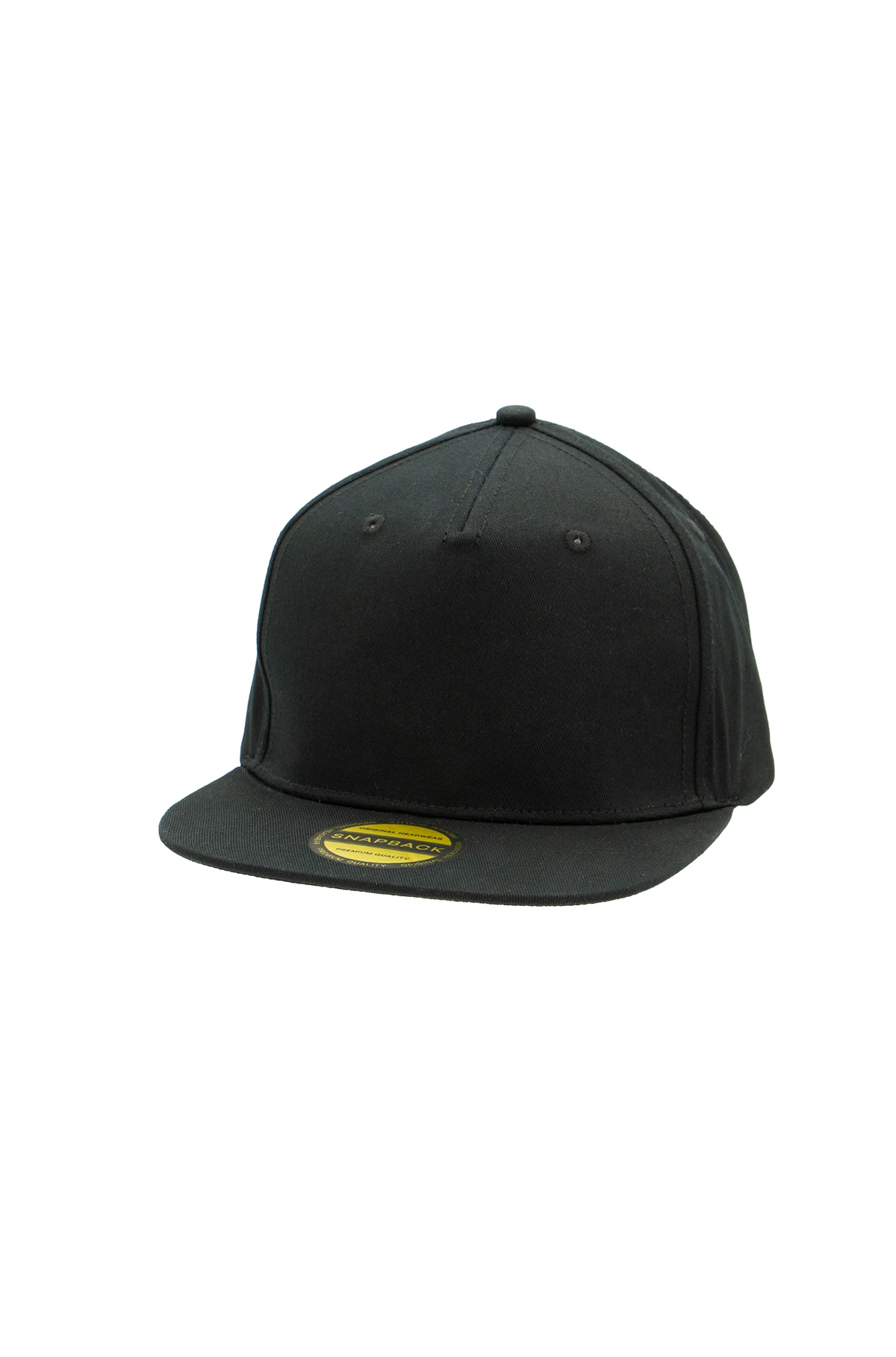 Uneek UC433 - Original Snapback 5 Panel Cap – Black