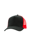 Uneek UC434 - Snapback Trucker Cap – Black/Red