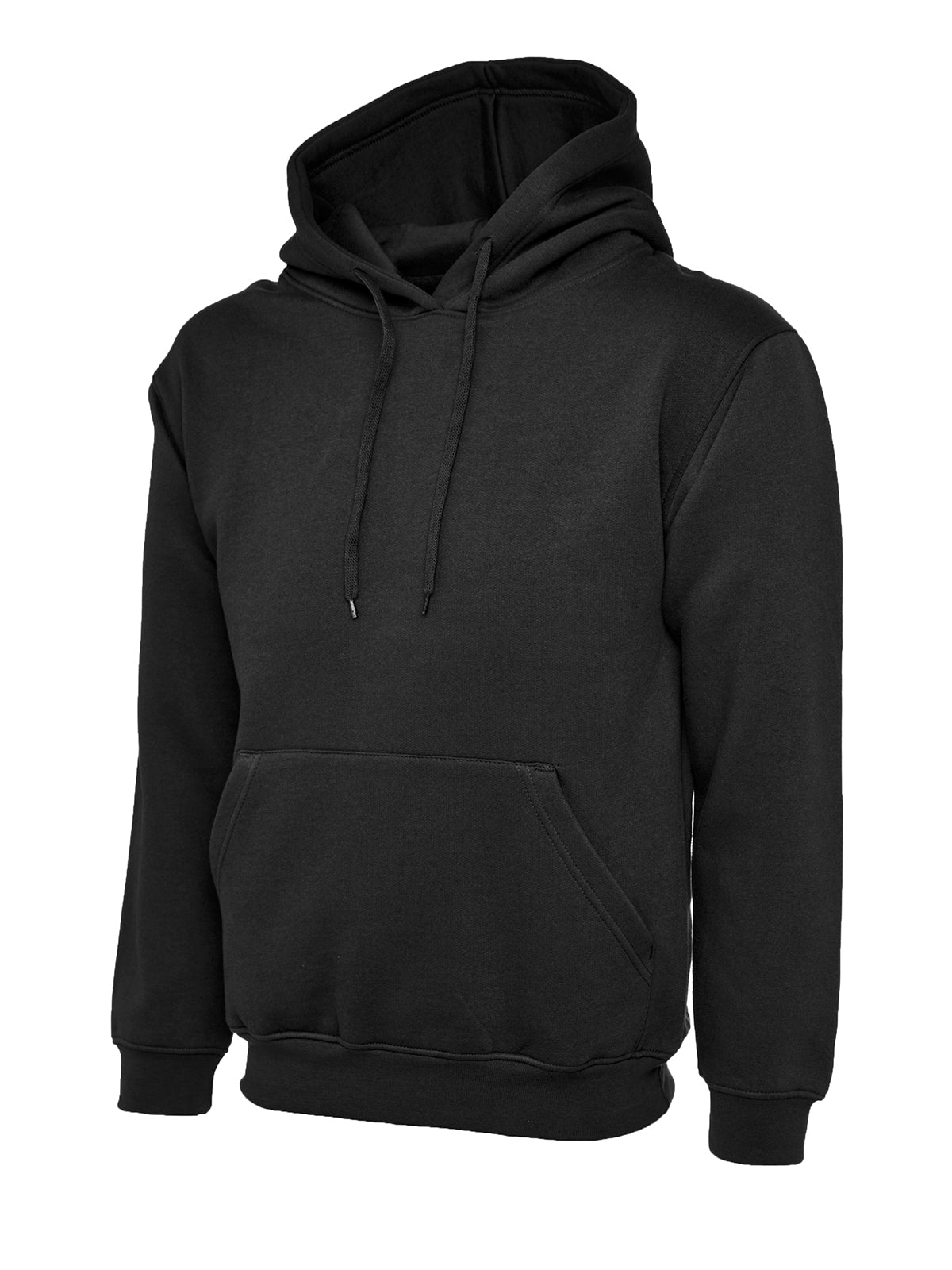 Uneek UC501 - Premium Hooded Sweatshirt 350gsm — Black