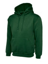 Uneek UC502 - Classic Hooded Sweatshirt 300gsm — Bottle Green