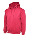 Uneek UC502 - Classic Hooded Sweatshirt 300gsm — Hot Pink