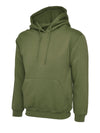 Uneek UC502 - Classic Hooded Sweatshirt 300gsm — Olive