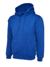 Uneek UC502 - Classic Hooded Sweatshirt 300gsm — Royal Blue