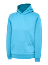 Uneek UC503 - Childrens Classic Hooded Sweatshirt 300GSM — Sky Blue