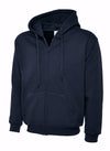 Uneek UC504 - Full Zip Hooded Sweatshirt 300gsm — Navy Blue