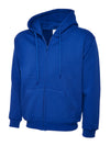 Uneek UC504 - Full Zip Hooded Sweatshirt 300gsm — Royal Blue