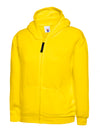 Uneek UC506 - Childrens Classic Full Zip Hooded Sweatshirt 300GSM — Yellow