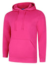 Uneek UC509 - Deluxe Hooded Sweatshirt 280gsm — Hot Pink
