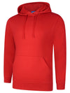 Uneek UC509 - Deluxe Hooded Sweatshirt 280gsm — Red