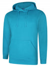 Uneek UC509 - Deluxe Hooded Sweatshirt 280gsm — Sapphire Blue