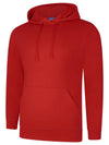 Uneek UC509 - Deluxe Hooded Sweatshirt 280gsm — Sizzling Red