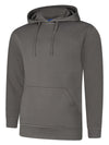 Uneek UC509 - Deluxe Hooded Sweatshirt 280gsm — Steel Grey