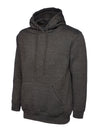 Uneek UC510 - Ladies Deluxe Hooded Sweatshirt – Charcoal