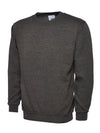 Uneek UC211 - Ladies Deluxe Crew Neck Sweatshirt – Charcoal