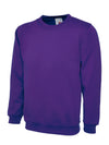 Uneek UC211 - Ladies Deluxe Crew Neck Sweatshirt – Purple