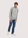 Uneek UC212 - Deluxe Sweat Jacket – Heather Grey