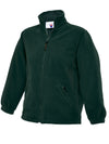 Uneek UC603 - Childrens Classic Full Zip Fleece Jacket – Bottle Green